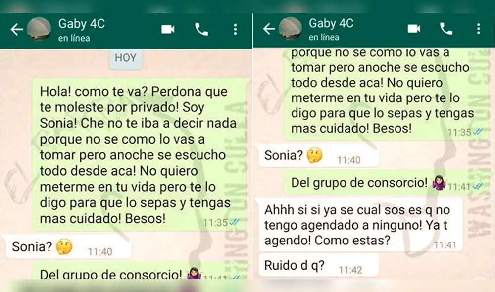 Whatsapp Viral: Vecina le contó infidelidad de su enamorado y todo acabó mal