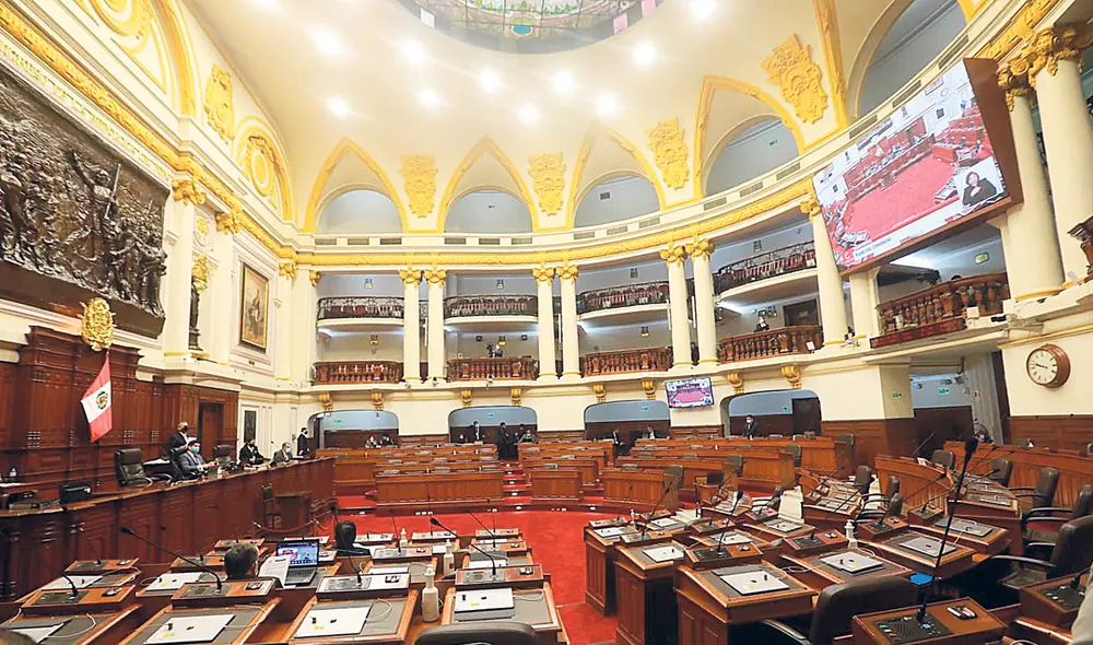 Reajuste crucial. El Congreso tiene lista una nueva fórmula legal sobre el fuero legislativo, pero aún no la somete al voto. Foto: Archivo Congreso