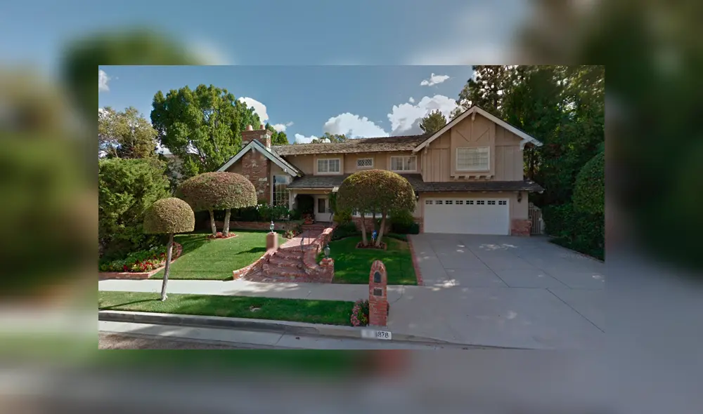 Desliza las imágenes para ver cómo luce actualmente la casa de Drake y Josh. Foto: Google Maps