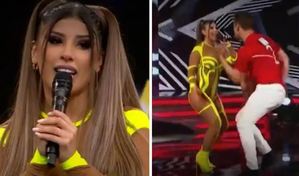 Yahaira Plasencia regresó a la pista de baile de "El gran show". Foto: captura de América TV Yahaira Plasencia regresó a la pista de baile de "El gran show". Foto: captura de América TV
