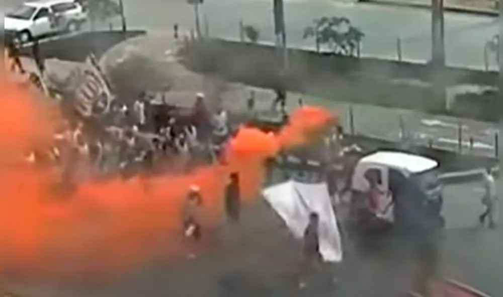 Este enfrentamiento dejó como saldo tres personas heridas y un fallecido. Foto: captura de TV Perú