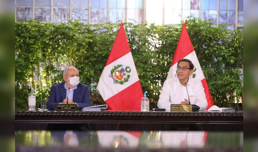 Martín Vizcarra y Pedro Cateriano Foto: Presidencia Martín Vizcarra y Pedro Cateriano Foto: Presidencia