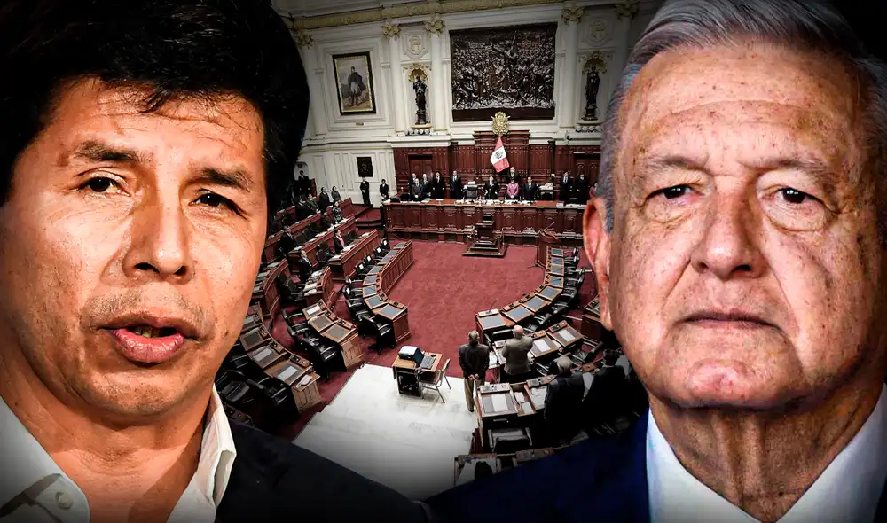 Castillo agradeció el gesto de AMLO. Foto: composición de Jazmín Ceras/La República