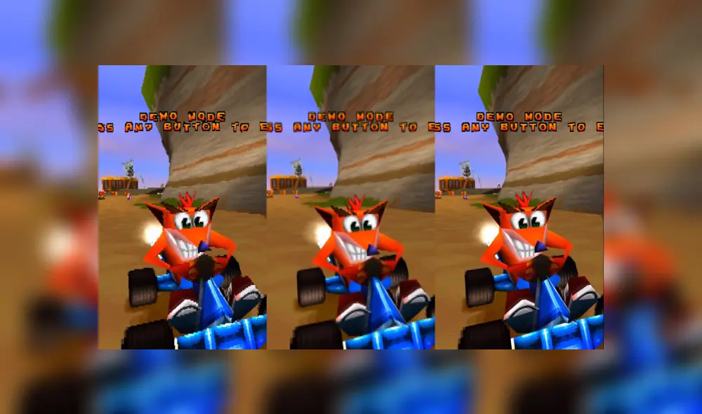 Ejemplo de gráficos mejorados en PS1