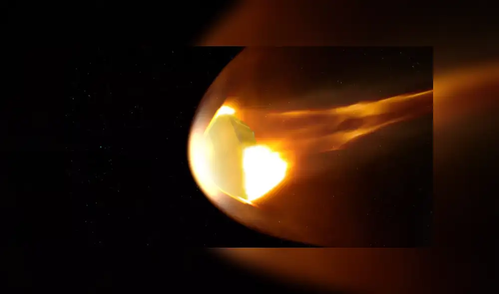 Una cápsula que contiene muestras prístinas de asteroides abrirá un camino hacia la Tierra. Foto: Jaxa