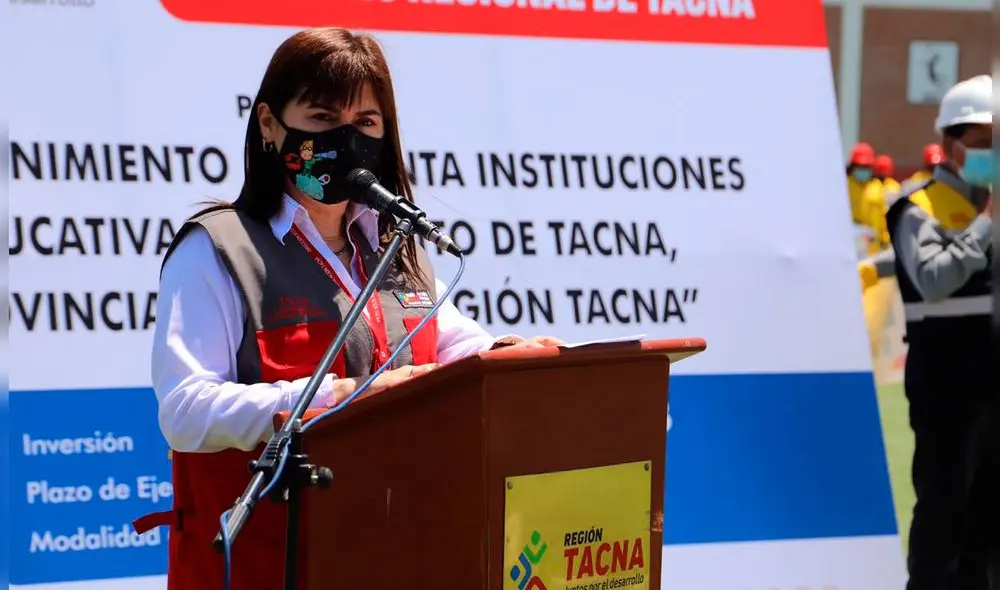 Mariela Eyzaguirre indicó que aguardarán decisión de Ministerio de Educación. Foto: La Republica. Mariela Eyzaguirre indicó que aguardarán decisión de Ministerio de Educación. Foto: La Republica.