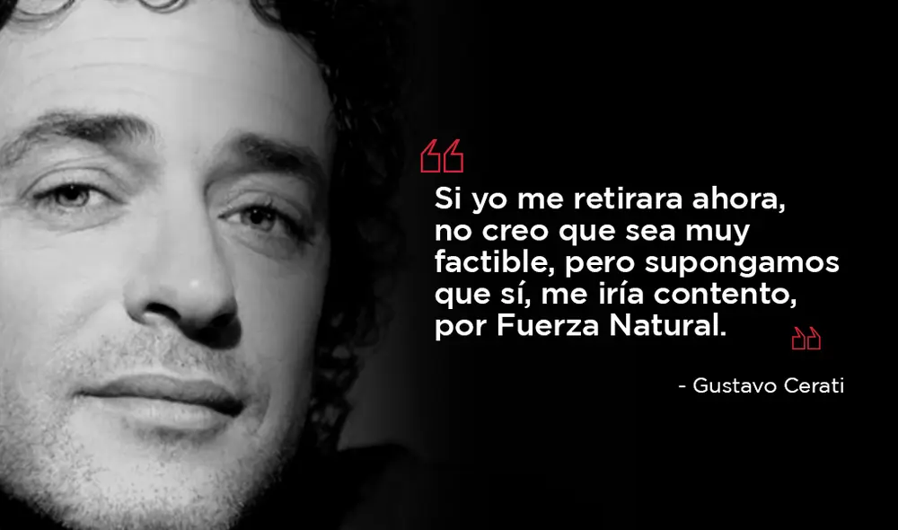 Gustavo Cerati: 10 frases que lo convirtieron en una leyenda del rock mundial Gustavo Cerati: 10 frases que lo convirtieron en una leyenda del rock mundial