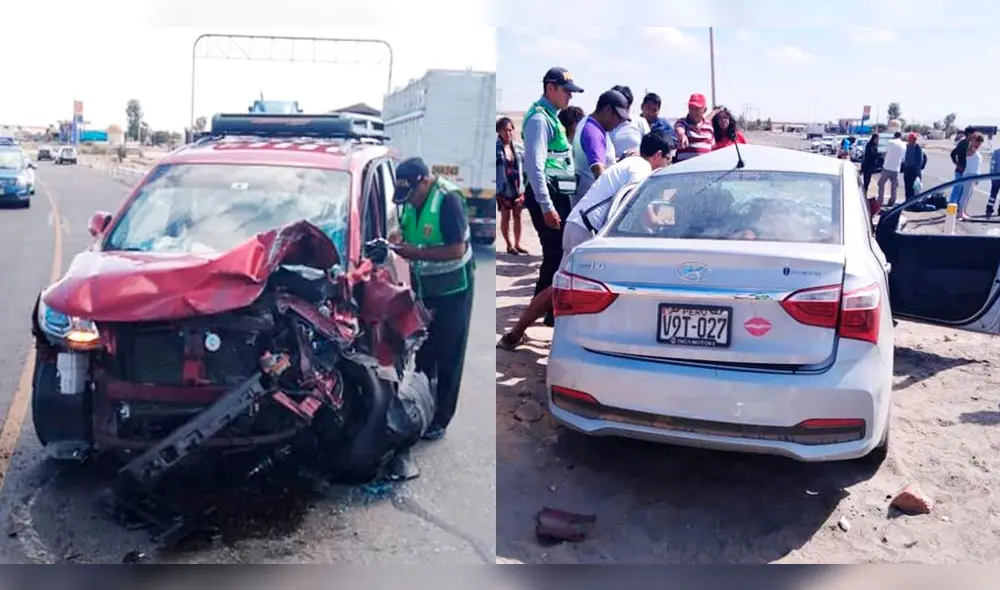 Accidente se produjo este lunes al promediar las 14:30 horas.