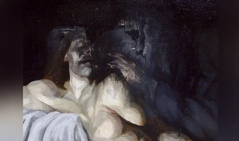 En óleo. Una de las pinturas de la expoventa que estará abierta hasta el sábado. En óleo. Una de las pinturas de la expoventa que estará abierta hasta el sábado.