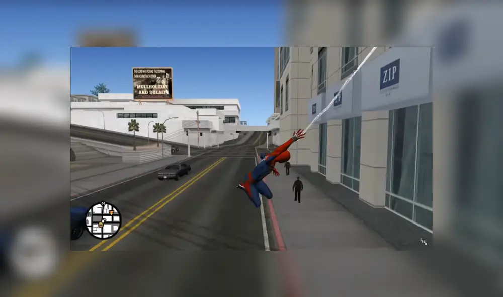 GTA San Andreas ya no tiene nada que envidiarle a Marvel’s Spiderman PS4. Mod lleva la misma fluidez al videojuego del 2004.