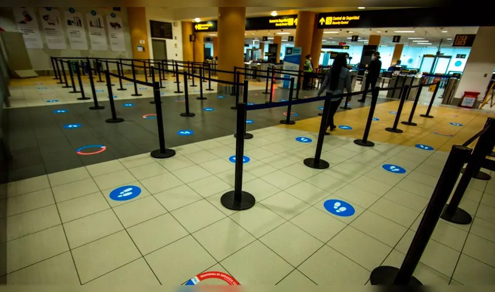 Aeropuerto Jorge Chávez presentó nuevos protocolos de seguridad. (Fotos: John Reyes / La República)