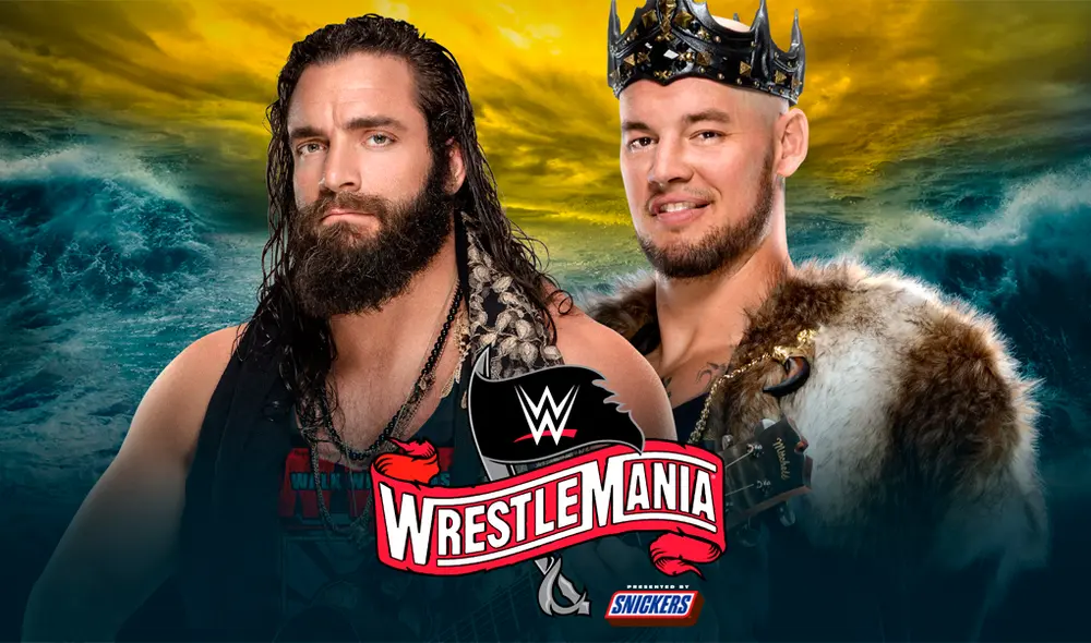 WrestleMania 36: Elias vs. King Corbin. | Foto: WWE