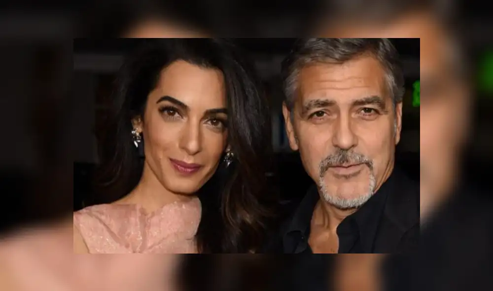 George Clooney y Amal para con seguridad las 24 horas.