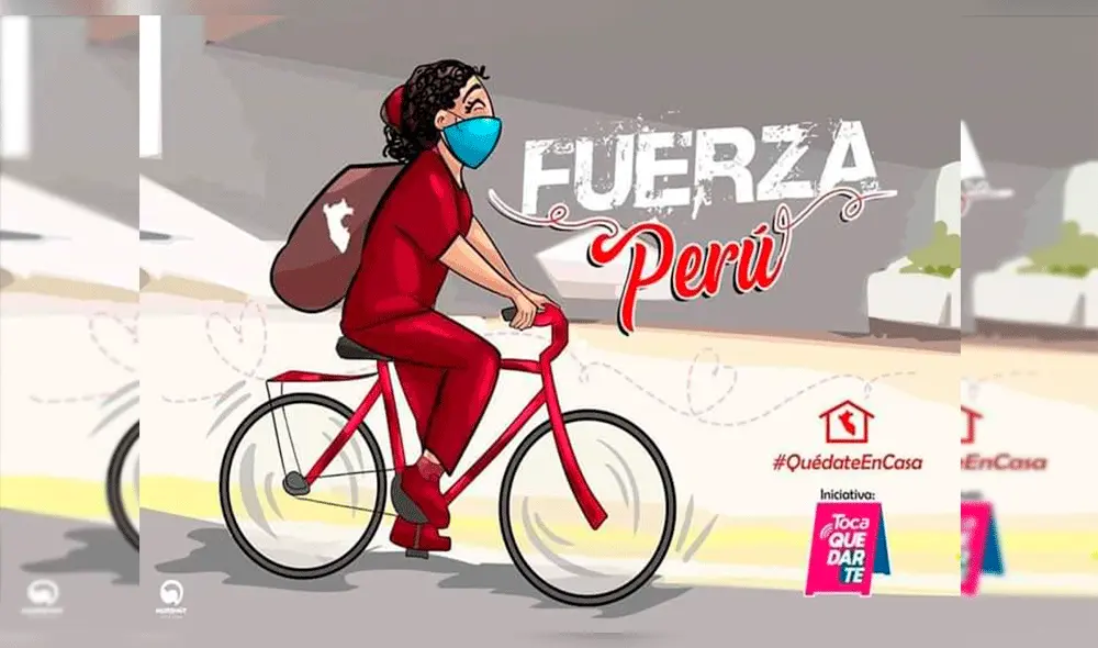 Coronavirus: destacan imagen de obstetra piurana por compromiso de lucha contra pandemia  