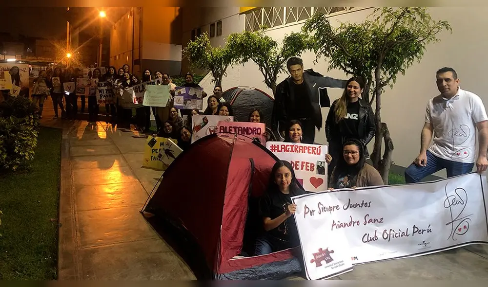 Fans de Alejandro Sanz en Lima