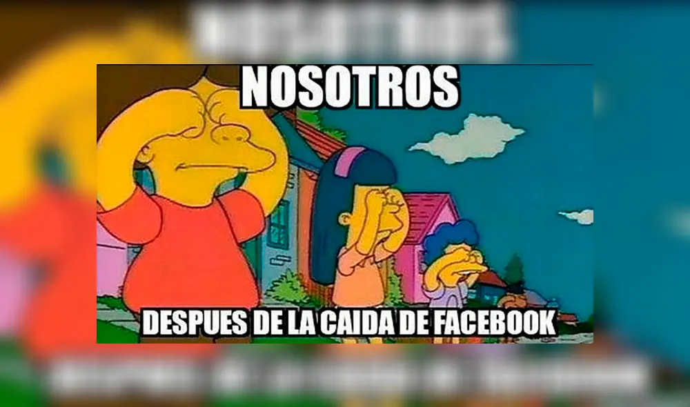 Desliza para ver los memes de la caída de Facebook. Foto: Captura. Desliza para ver los memes de la caída de Facebook. Foto: Captura.