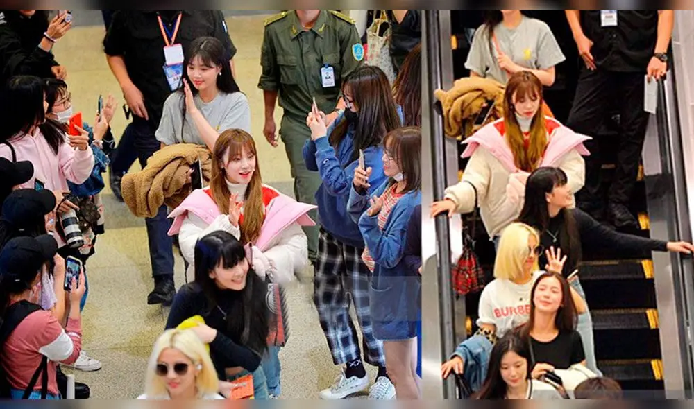Las chicas de (G) I-DLE  a la llegada a Vietnam para los Asia Artist Awards 2019.