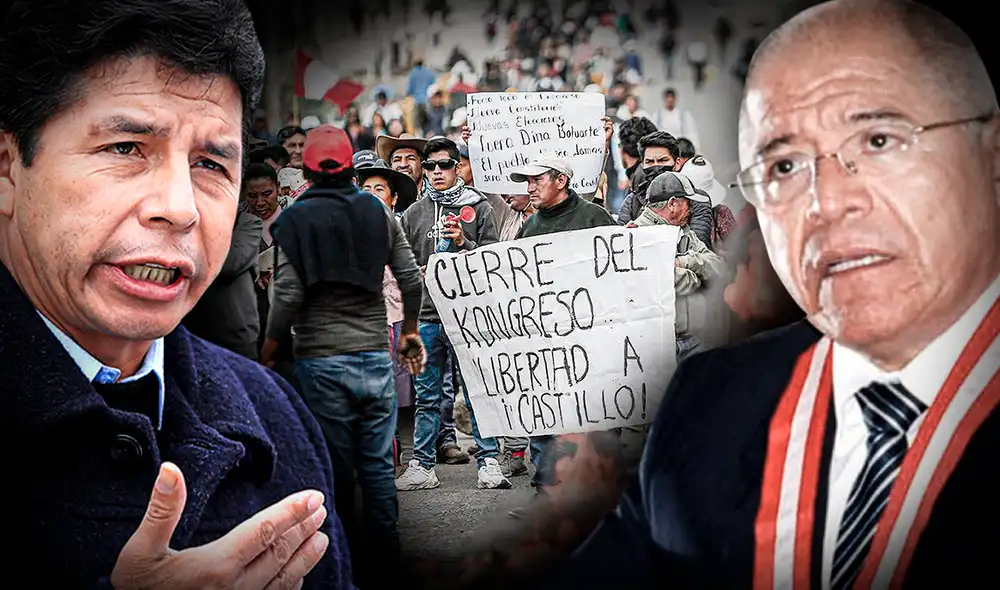 César San Martín pidió a Castillo no declarar sobre temas ajenos al aspecto jurídico. Foto: composición de Jazmín Ceras/ La República