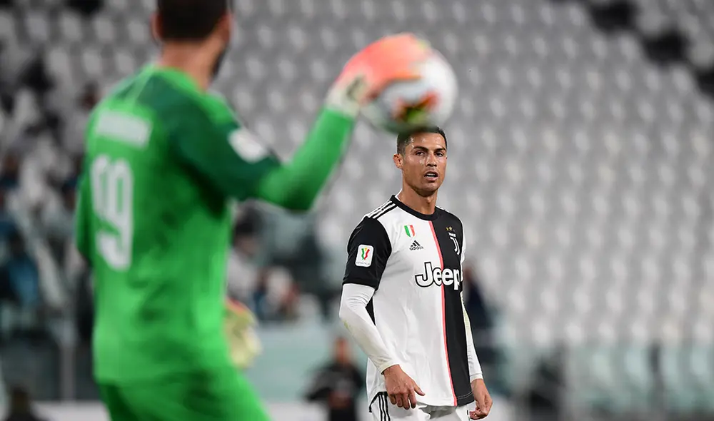 Juventus y AC Milan se enfrentaron por las semifinales de la Copa Italia y Cristiano Ronaldo falló un penal. | Foto: AFP Juventus y AC Milan se enfrentaron por las semifinales de la Copa Italia y Cristiano Ronaldo falló un penal. | Foto: AFP