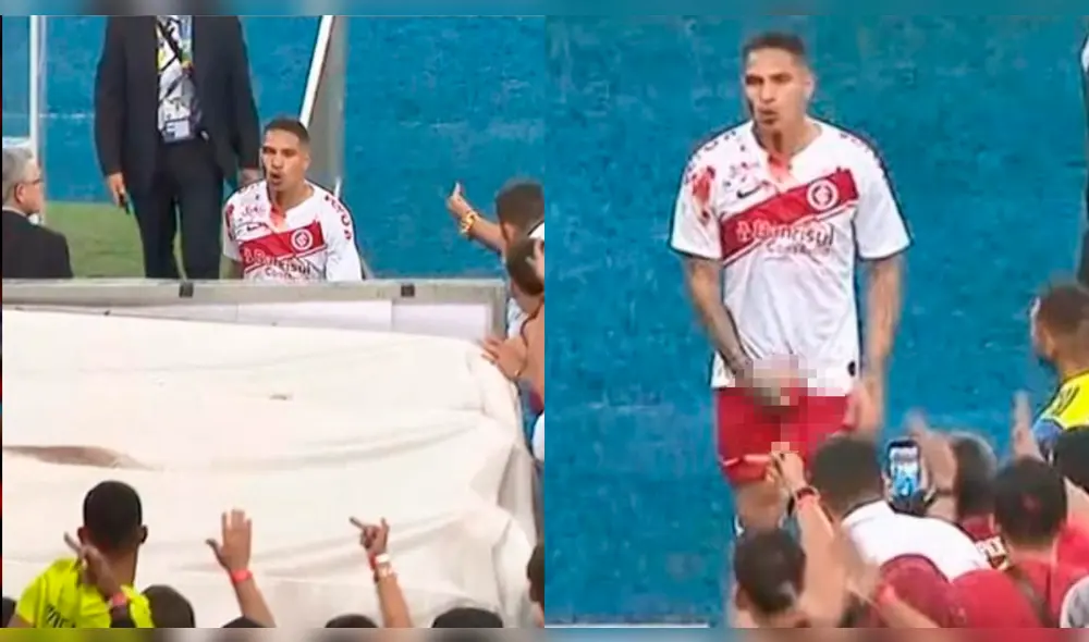 Paolo Guerrero: insultos y gestos obscenos contra hinchada del Flamengo. Foto: Captura de video. Paolo Guerrero: insultos y gestos obscenos contra hinchada del Flamengo. Foto: Captura de video.