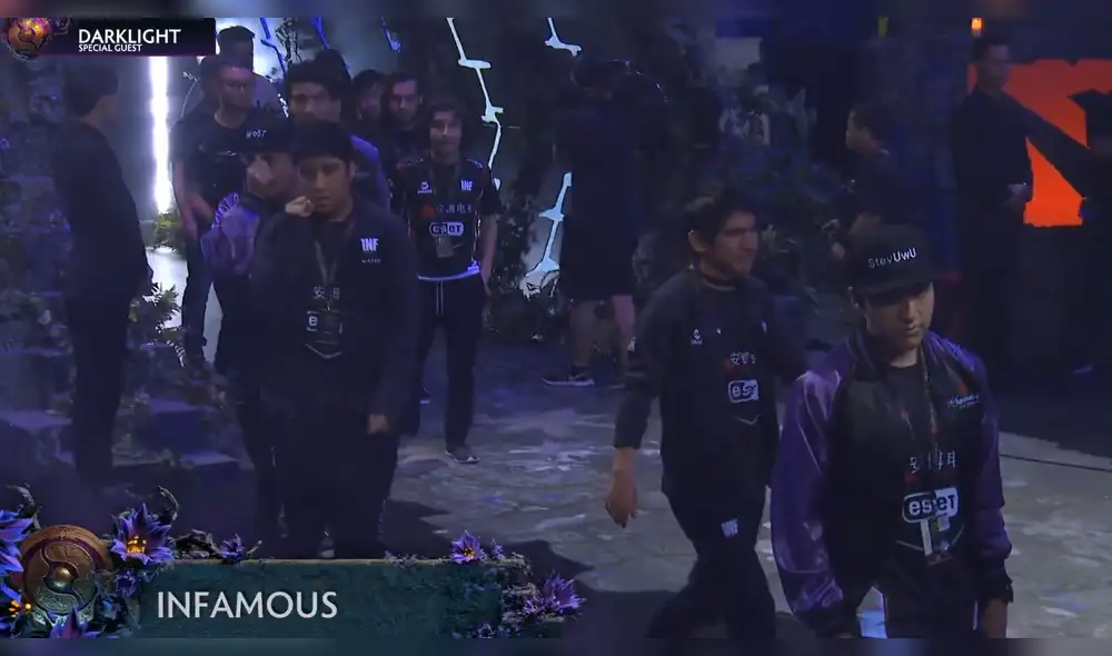 Presentación de Infamous Gaming en el evento principal de The International 2019, mundial de Dota 2.