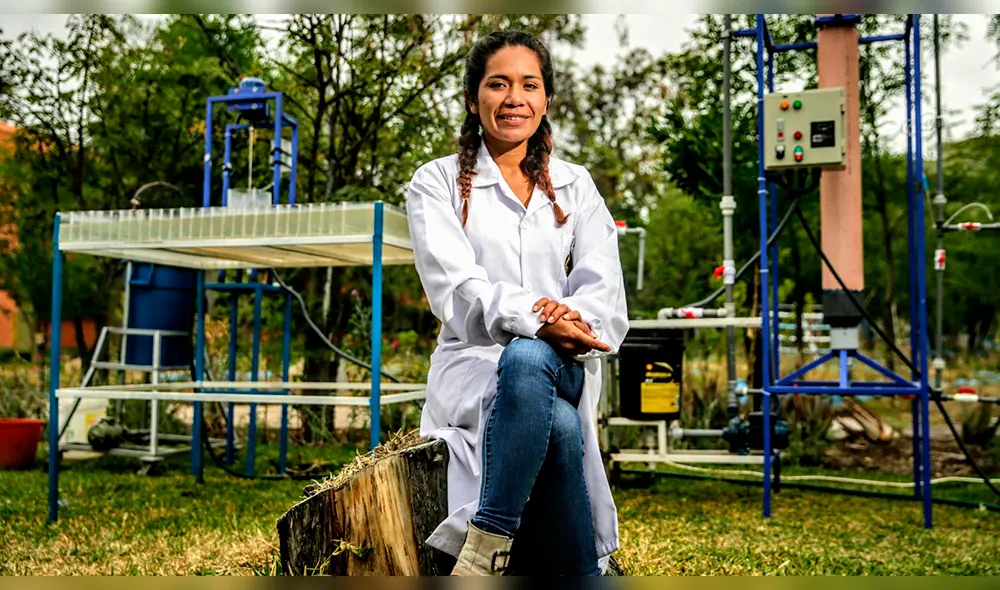 Ayacucho: ingeniera peruana inventa prototipo para purificar el agua 