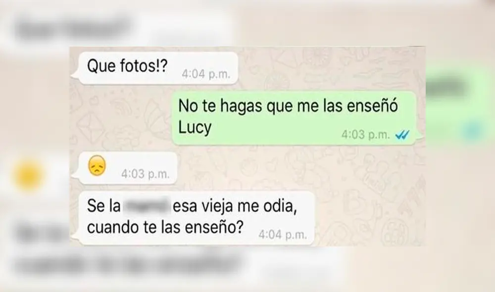 WhatsApp: recibe por error fotos de la amante del esposo y reacciona así [FOTOS]
