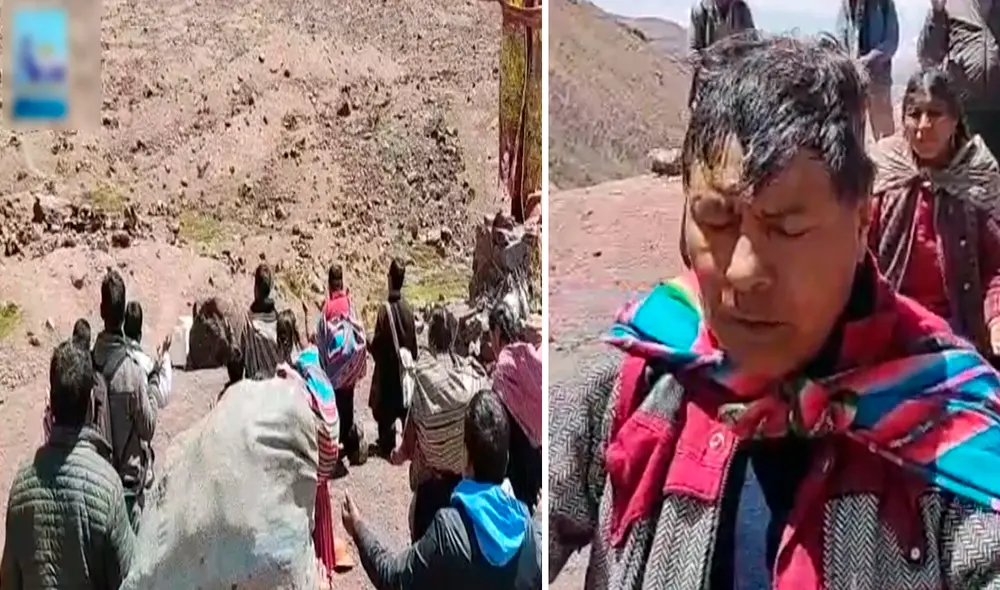 Súplica. Comuneros claman por retorno de lluvias. Foto: captura Radio Altura Carabaya-Puno Súplica. Comuneros claman por retorno de lluvias. Foto: captura Radio Altura Carabaya-Puno