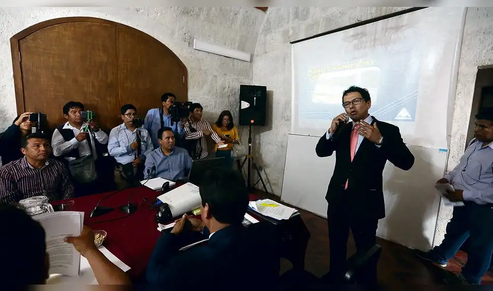 Visita. Funcionarios de gobierno regional y Autodema indicaron que volverán al pleno para seguir "sensibilizando" a consejeros. Visita. Funcionarios de gobierno regional y Autodema indicaron que volverán al pleno para seguir "sensibilizando" a consejeros.