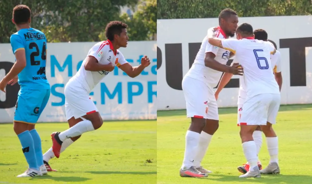 Oshiro Takeuchi y Jeferson Collazos marcaron los goles primer goles en el Atlético Grau vs. Binacional. Foto: Twitter / @LigaFutProf