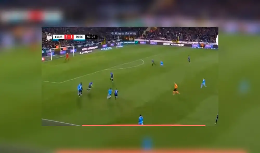 Cristian Benavente, a puro físico y talento, superó a tres rivales y dio pase gol [VIDEO]
