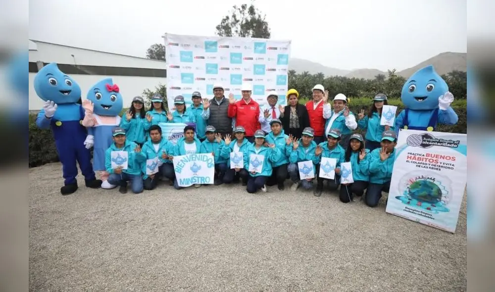 Jóvenes apoyan campaña del cuidado del agua y demuestran su vocación de servicio al país.