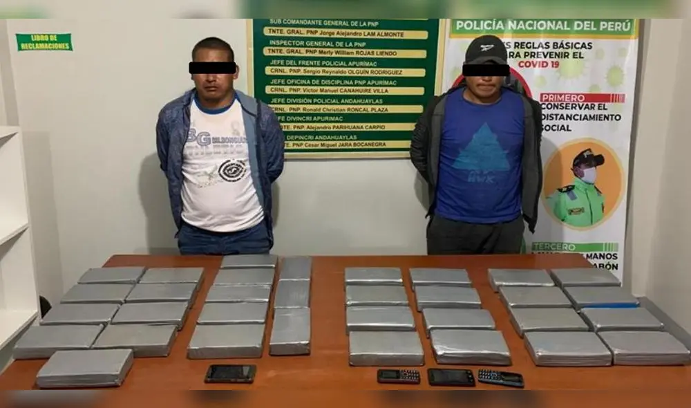 Los hermanos Julián López Morcolla (30), Edison López Morcolla (27) fueron detenidos tras enfrentarse a la Policía. Foto: PNP