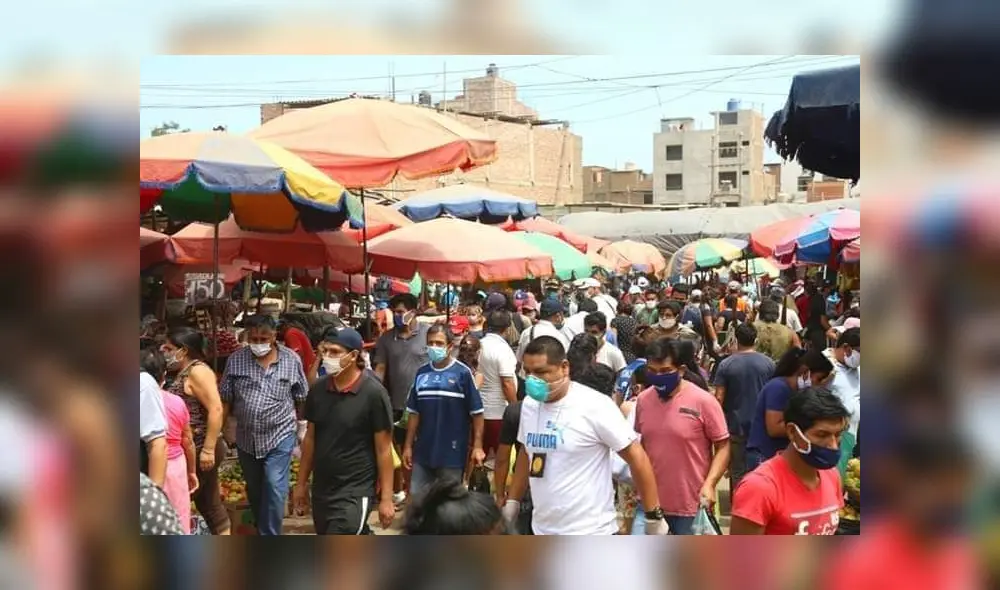 Coronavirus: 80 comerciantes dieron positivo en mercado La Hermelinda