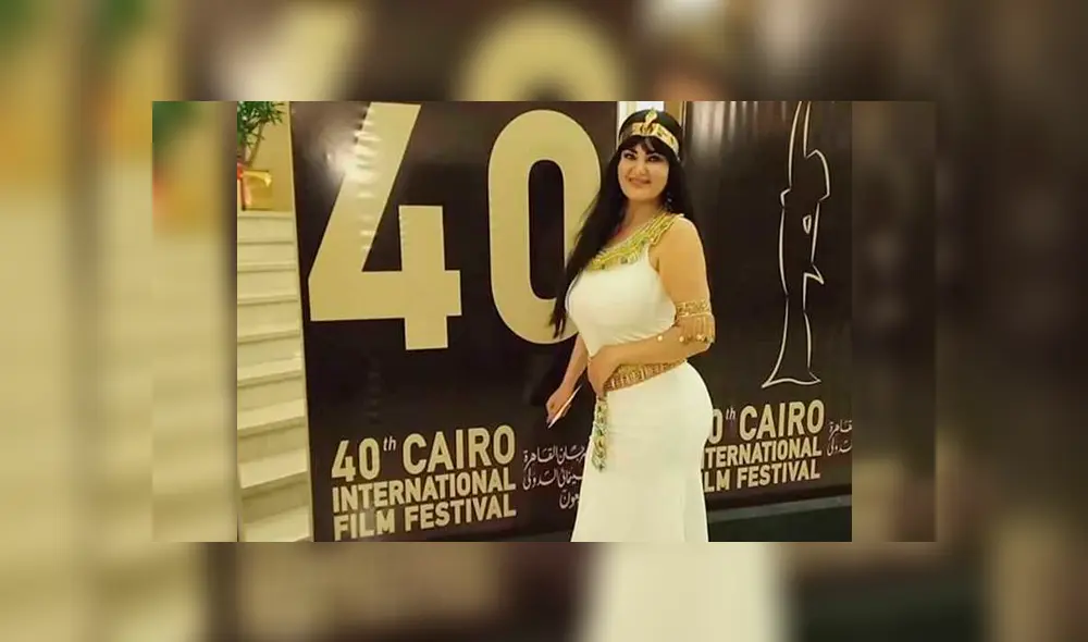 La bailarina de danza del vientre Sama el Masry, acusada de “atentar contra la moral pública”. Foto: Difusión