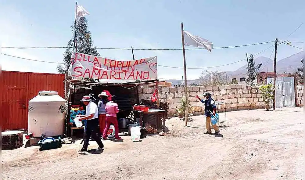 olla del buen samaritano. Ubicada en Embajada del Japón, todos los días preparan raciones para cientos pobladores que perdieron su empleo. olla del buen samaritano. Ubicada en Embajada del Japón, todos los días preparan raciones para cientos pobladores que perdieron su empleo.