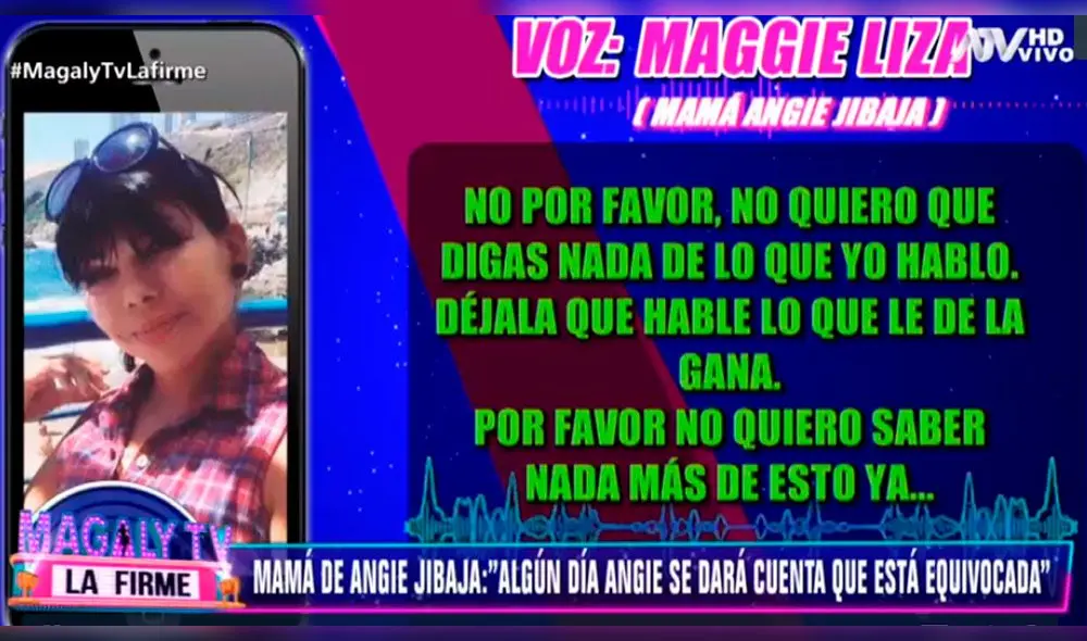 Maggie Liza tilda de "loca" a su hija Angie Jibaja tras ser acusada de robo [VIDEO]
