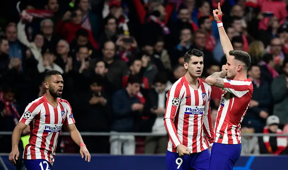 Saúl marcó el primer gol para el Atlético Madrid. (Créditos: AFP)