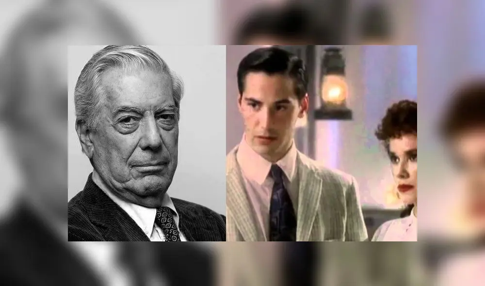 Keanu Reeves interpretó a "Varguitas" de La tía julia y el escribidor. Foto: composición/difusión