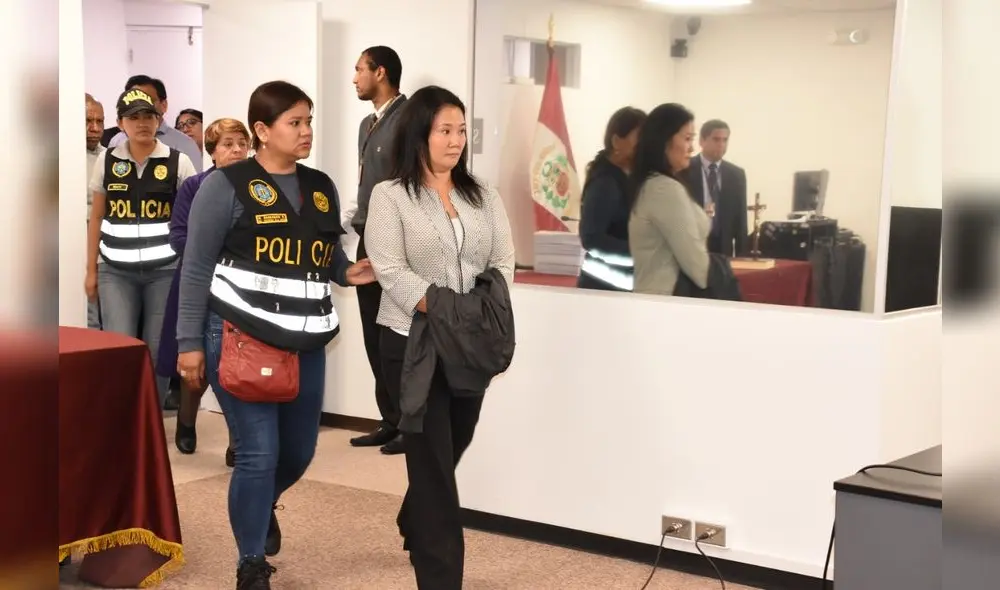 Keiko Fujimori queda bajo detención preliminar por diez días 