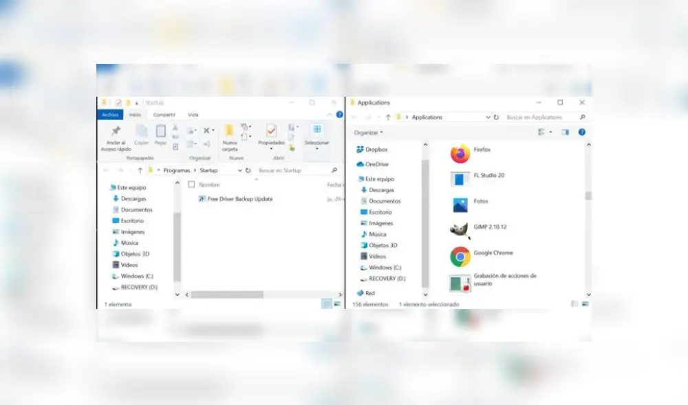 Abre también la carpeta de todas las aplicaciones instaladas y arrastra las que deseas a la primera. Imagen: SoftZone. Abre también la carpeta de todas las aplicaciones instaladas y arrastra las que deseas a la primera. Imagen: SoftZone.