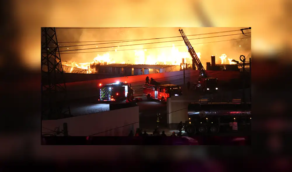 Incendio en Chosica Incendio en Chosica