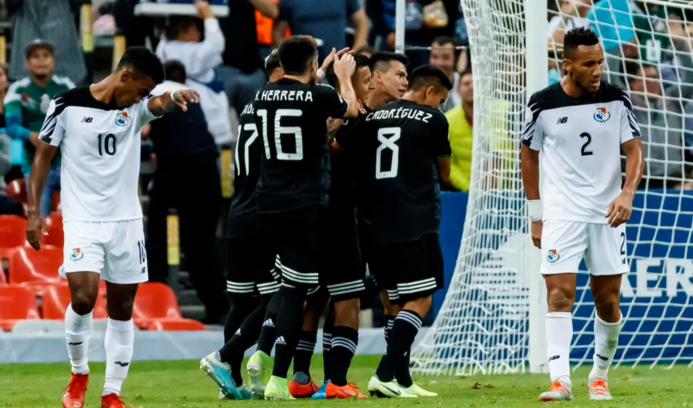 México pasó algunos apuros, pero al final consiguió llevarse la victoria ante Panamá. Foto: EFE.