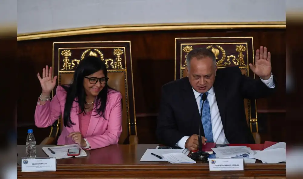 Conductor criticó a la vicepresidenta de Venezuela tras sus comentarios contra Juan Guaidó. Foto: AFP. Conductor criticó a la vicepresidenta de Venezuela tras sus comentarios contra Juan Guaidó. Foto: AFP.