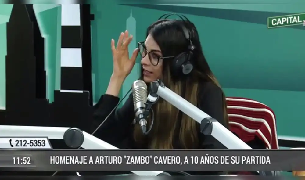 Fiorella Rodríguez rompe en llanto al oír a imitador del “Zambo” Cavero