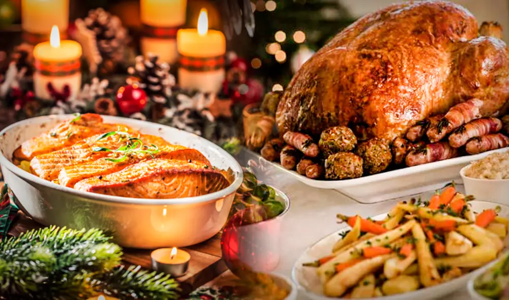 Cada vez falta menos para Navidad y en un país como Perú, donde la gastronomía es motivo de orgullo, el tema de conversación gira en torno a lo que se cenará en esta celebración. Foto: composición LR/ Clinica Ciudad del Mar/ TV Perú