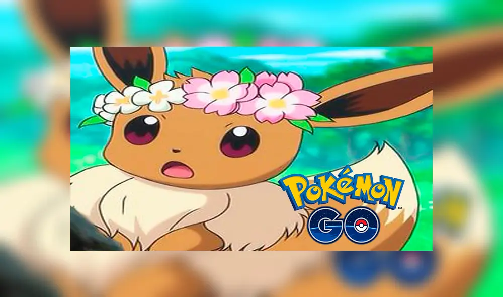 Eevee con corona de flores es la recompensa semanal en Pokémon GO
