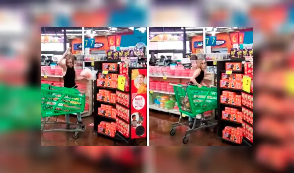Los trabajadores de la tienda llamaron a la Policía de Dallas, pero la clienta huyó en dirección desconocida. (Foto: NBC) Los trabajadores de la tienda llamaron a la Policía de Dallas, pero la clienta huyó en dirección desconocida. (Foto: NBC)