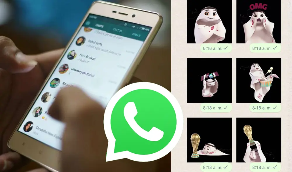 Es muy sencillo tener los stickers de WhatsApp de La’eeb. Foto: Nairobi News / composición LR Es muy sencillo tener los stickers de WhatsApp de La’eeb. Foto: Nairobi News / composición LR