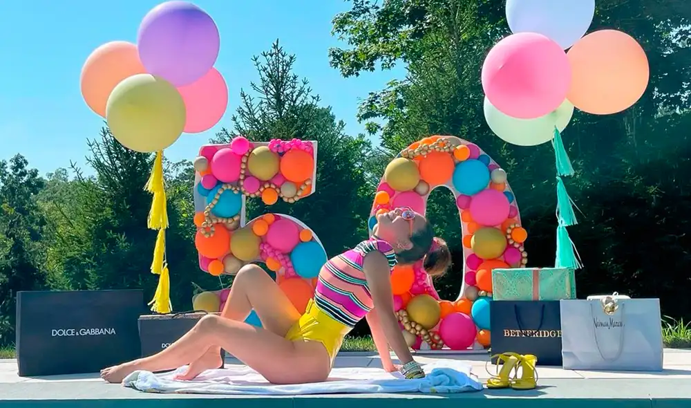 Thalía celebra su cumpleaños número 50